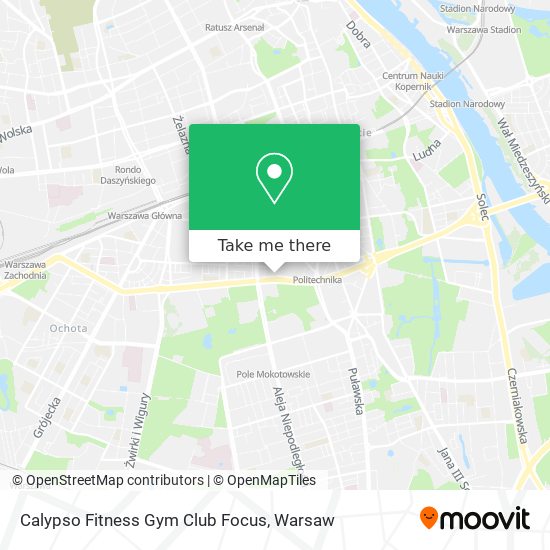 Calypso Fitness Gym Club Focus map