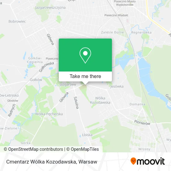 Cmentarz Wólka Kozodawska map