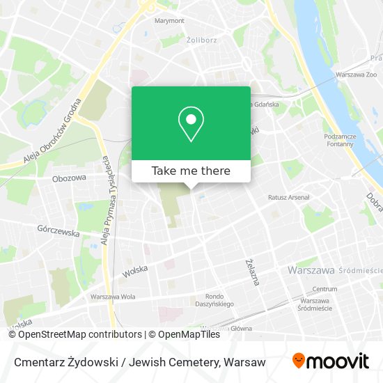 Cmentarz Żydowski / Jewish Cemetery map