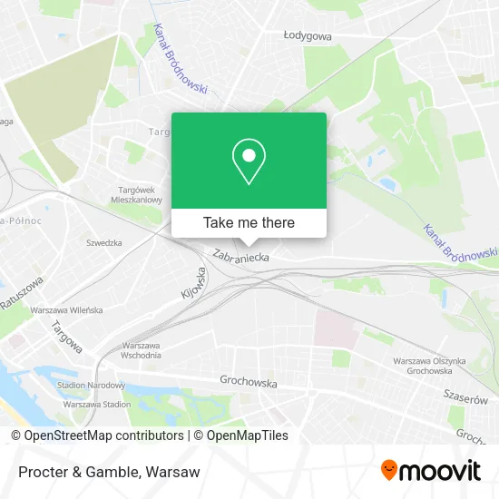 Procter & Gamble map