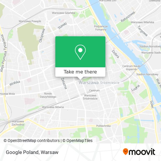 Карта Google Poland