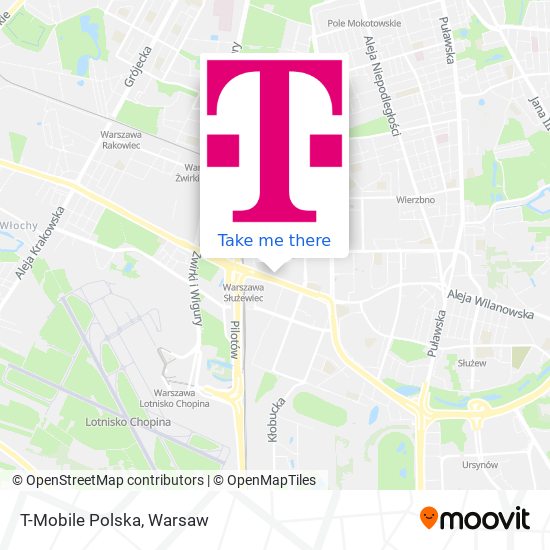 T-Mobile Polska map