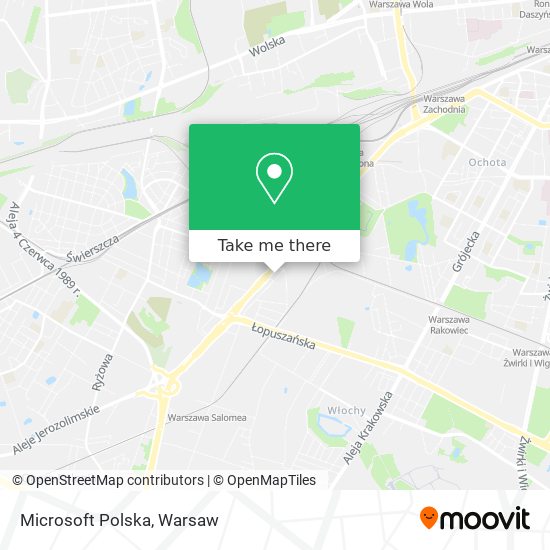 Microsoft Polska map