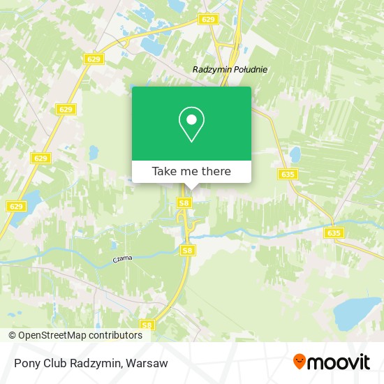 Pony Club Radzymin map