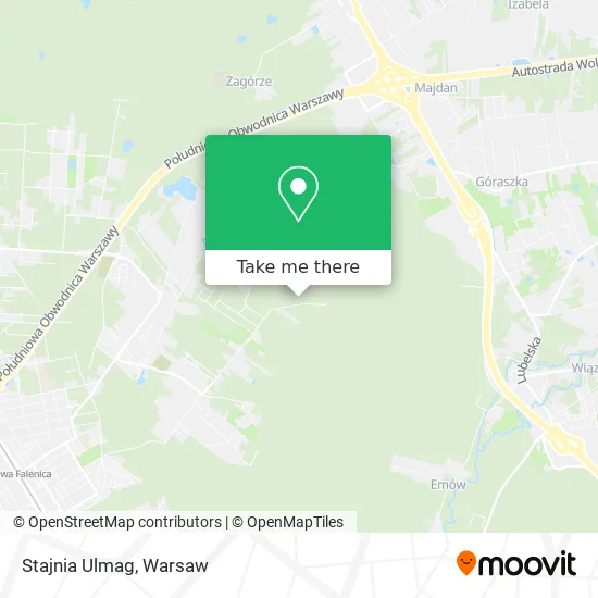 Stajnia Ulmag map