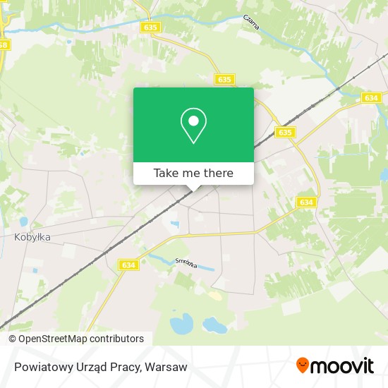 Powiatowy Urząd Pracy map