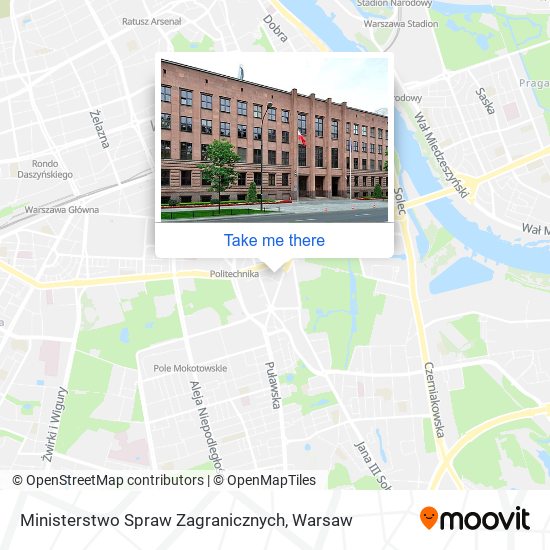 Ministerstwo Spraw Zagranicznych map