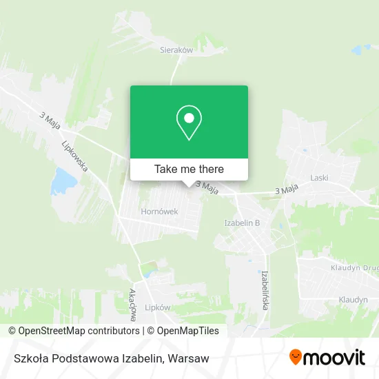 Карта Szkoła Podstawowa Izabelin