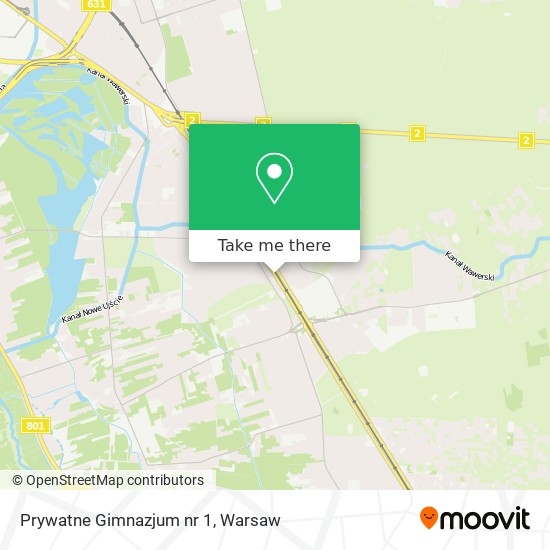 Prywatne Gimnazjum nr 1 map