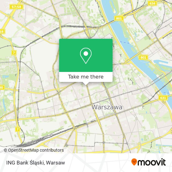 ING Bank Śląski map