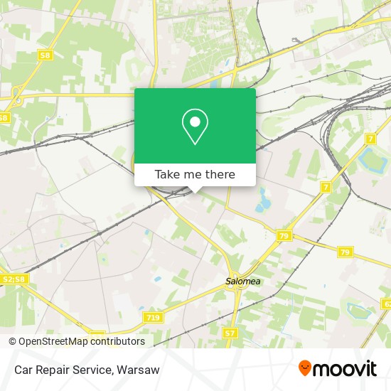 Car Repair Service map