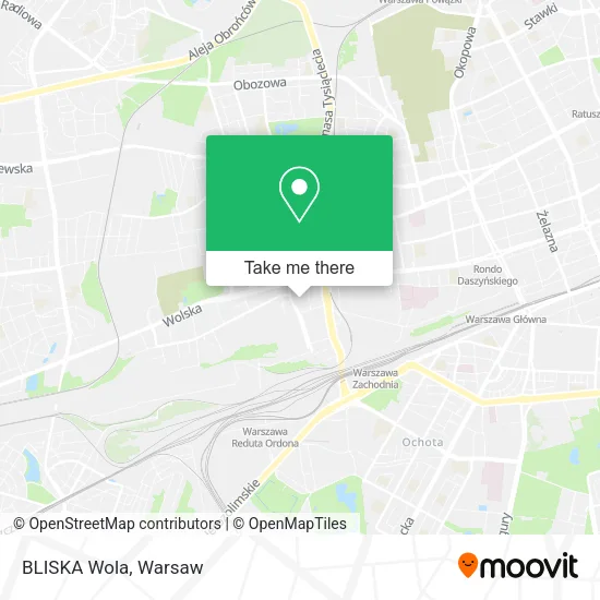 BLISKA Wola map