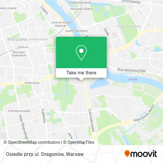 Osiedle przy ul. Dragonów map