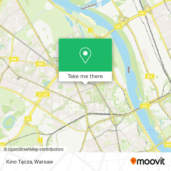 Kino Tęcza map