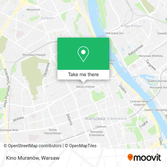 Kino Muranów map