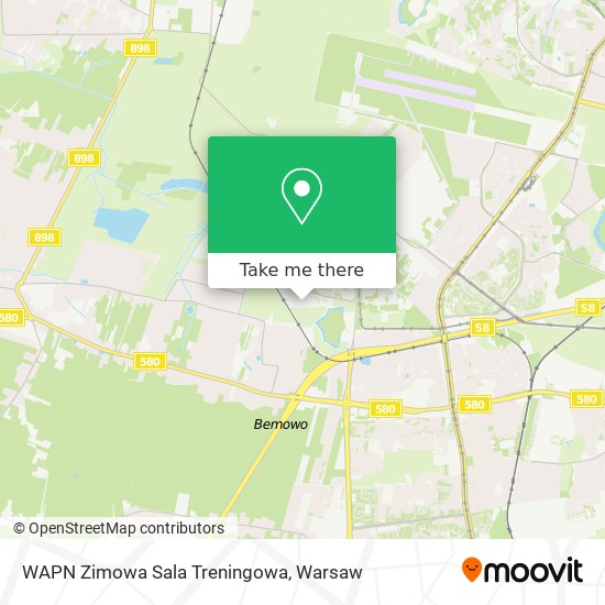 WAPN Zimowa Sala Treningowa map