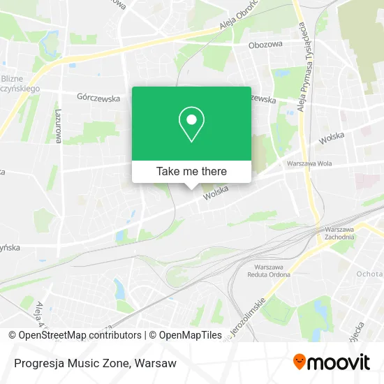 Progresja Music Zone map