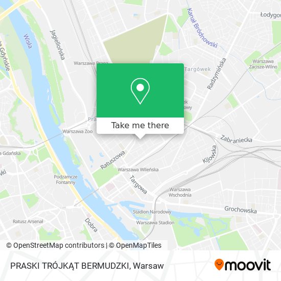 PRASKI TRÓJKĄT BERMUDZKI map