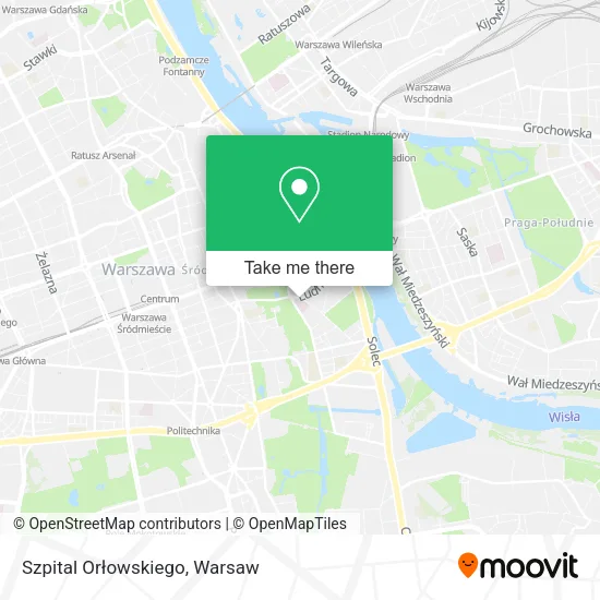 Szpital Orłowskiego map