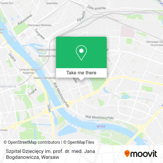 Szpital Dziecięcy im. prof. dr. med. Jana Bogdanowicza map