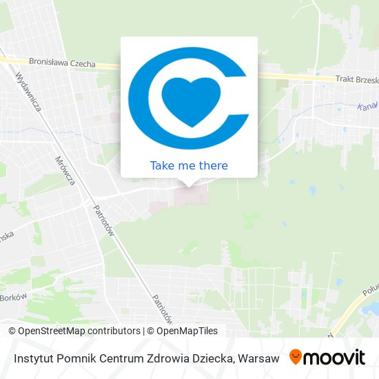 Instytut  Pomnik Centrum Zdrowia Dziecka map