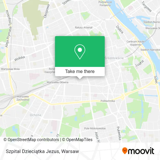 Szpital Dzieciątka Jezus map