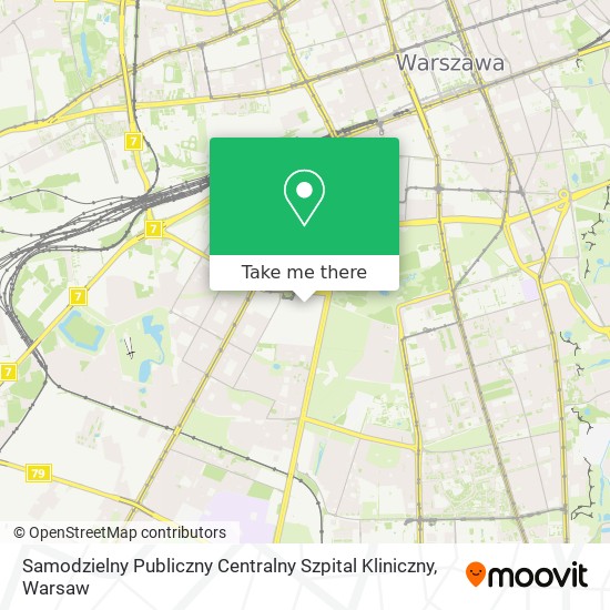 Samodzielny Publiczny Centralny Szpital Kliniczny map