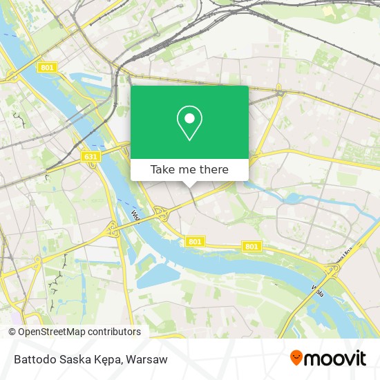 Battodo Saska Kępa map