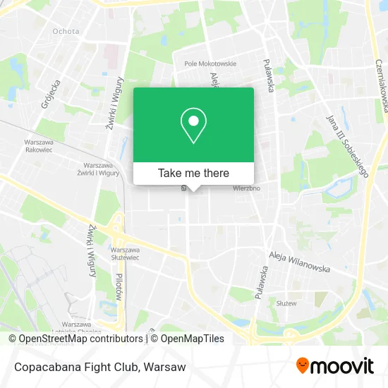 Карта Copacabana Fight Club