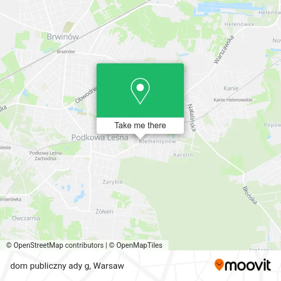 Карта dom publiczny ady g