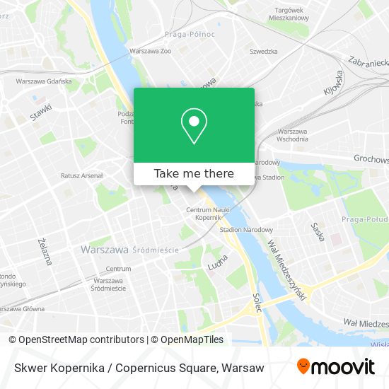 Карта Skwer Kopernika / Copernicus Square