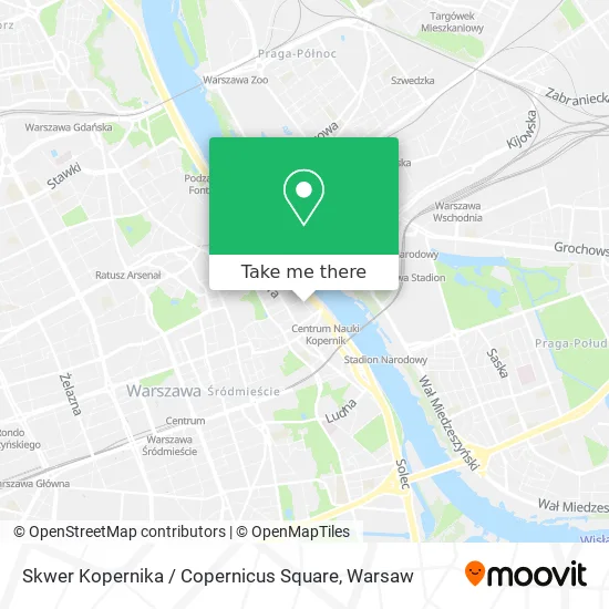 Карта Skwer Kopernika / Copernicus Square