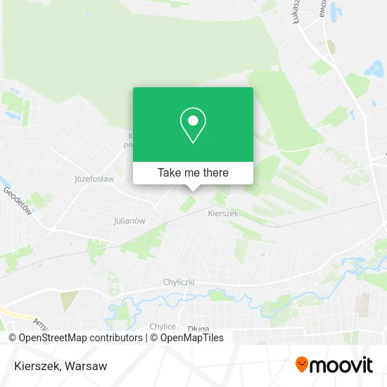 Kierszek map
