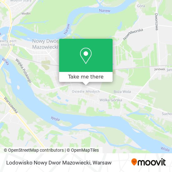 Lodowisko Nowy Dwor Mazowiecki map