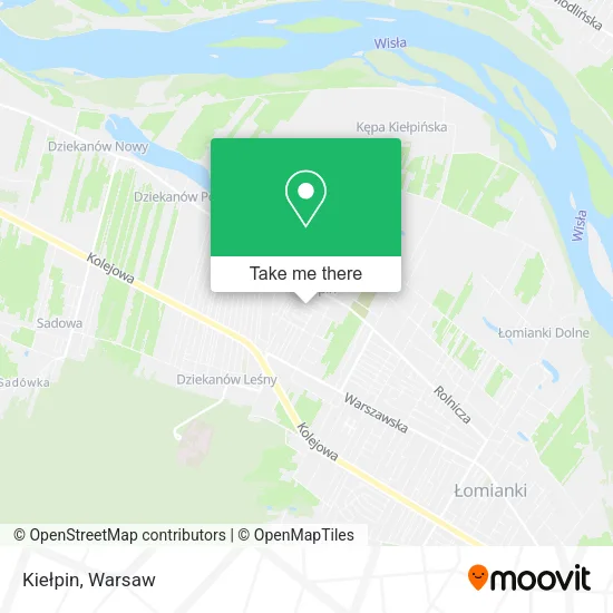 Kiełpin map