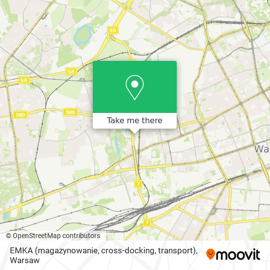 EMKA (magazynowanie, cross-docking, transport) map