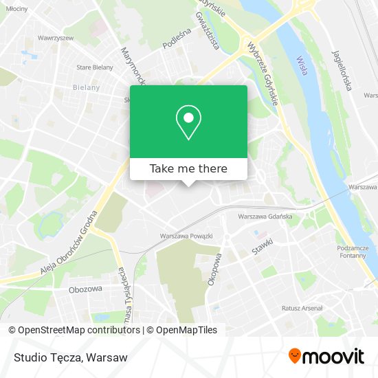 Studio Tęcza map