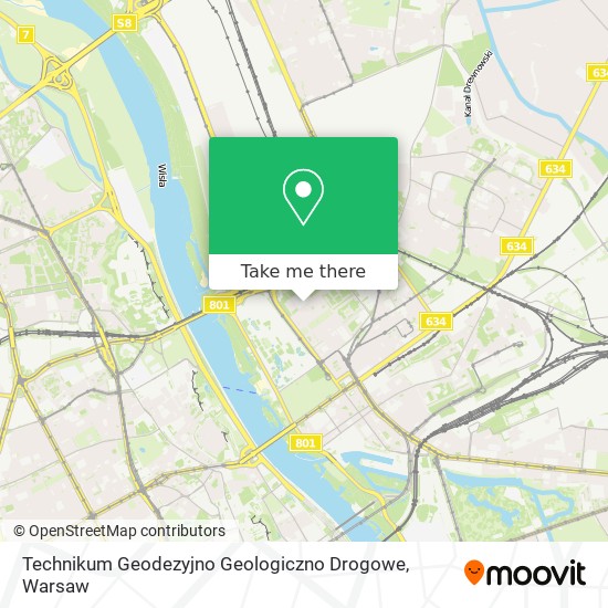 Technikum Geodezyjno Geologiczno Drogowe map