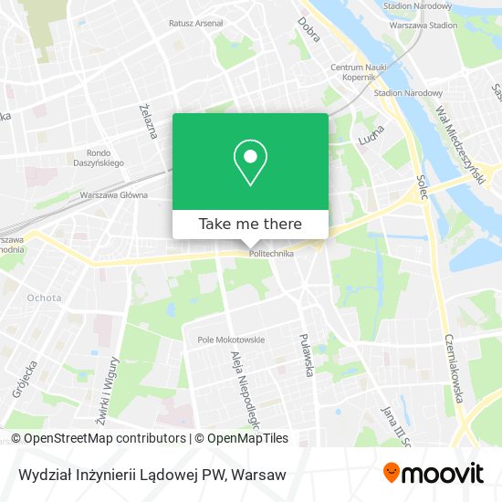 Wydział Inżynierii Lądowej PW map