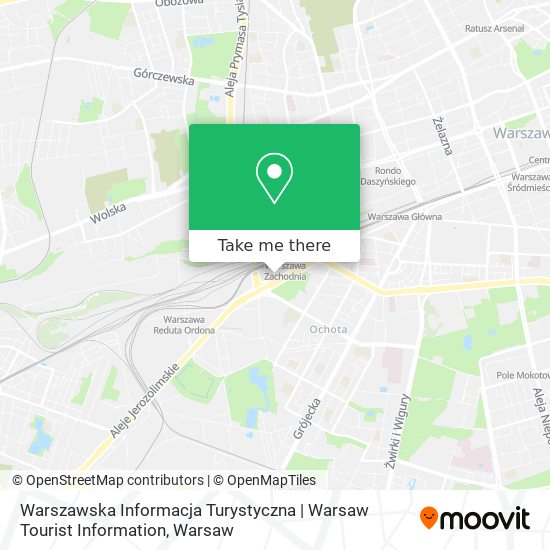 Warszawska Informacja Turystyczna | Warsaw Tourist Information map