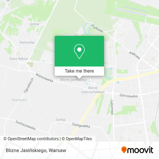 Карта Blizne Jasińskiego
