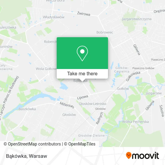 Bąkówka map