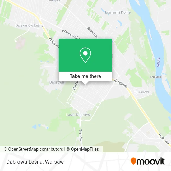 Dąbrowa Leśna map