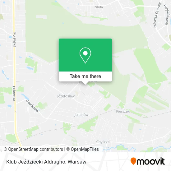 Klub Jeździecki Aldragho map
