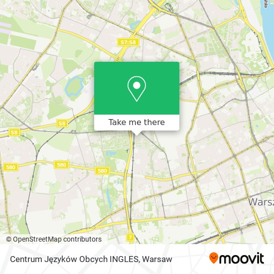 Centrum Języków Obcych INGLES map