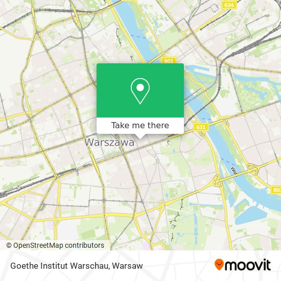 Goethe Institut Warschau map