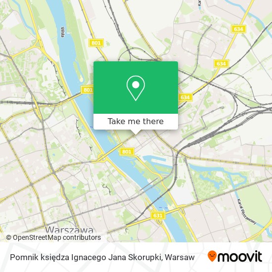 Pomnik księdza Ignacego Jana Skorupki map