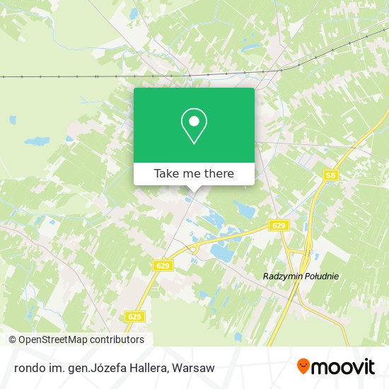 rondo im. gen.Józefa Hallera map