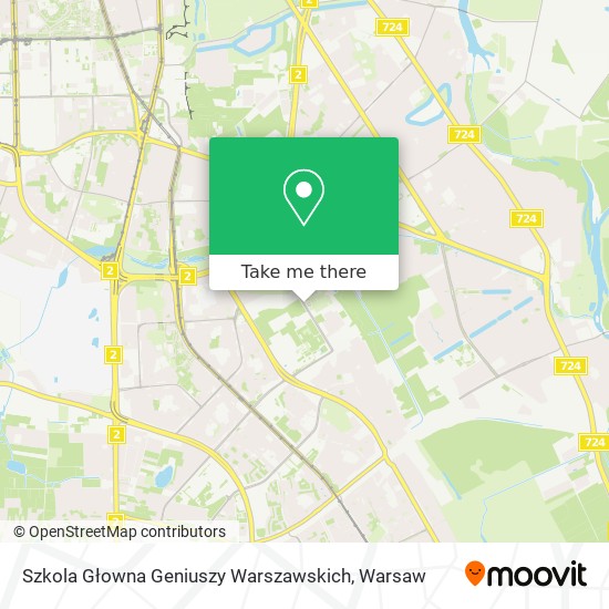 Szkola Głowna Geniuszy Warszawskich map