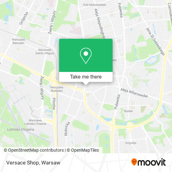 Карта Versace Shop